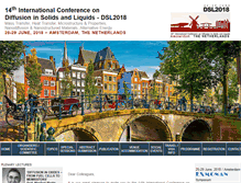 Tablet Screenshot of dsl-conference.com